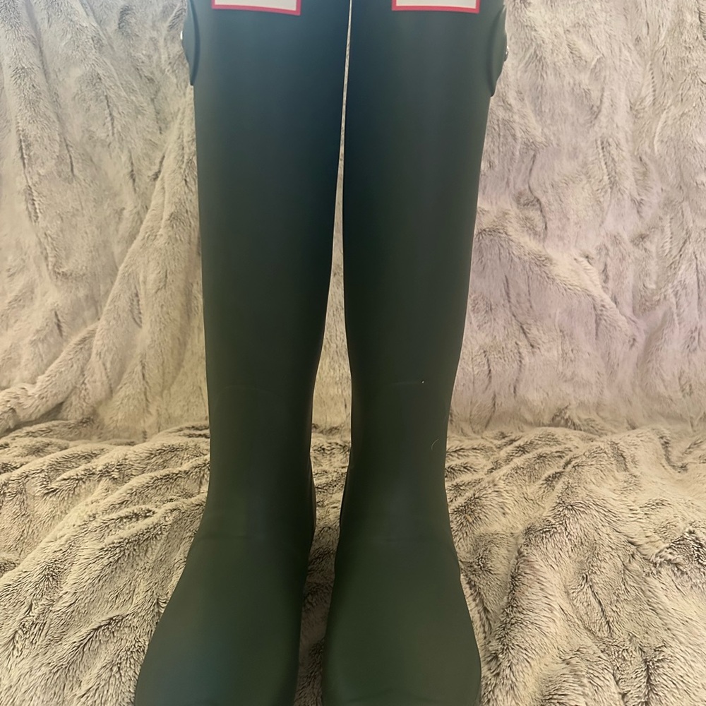 Hunter Forest Green Waterproof Boots